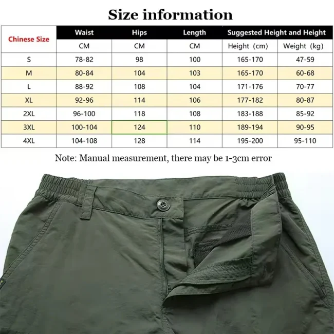 Military Tactical Pants Cargo Men Waterproof Trousers Casual Pants Wear-resistant Multi-pocket Outdoor Hiking Work Trousers Male 6