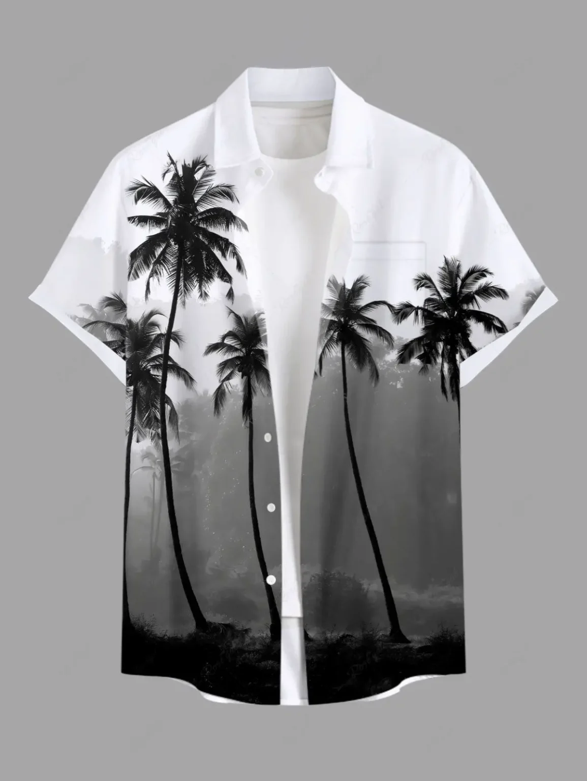 Fashion Men's Hawaiian Shirt 3D Printed Short Sleeved Button Down Lapel Shirt For Summer Oversized Tops Casual Shirts For Men 4