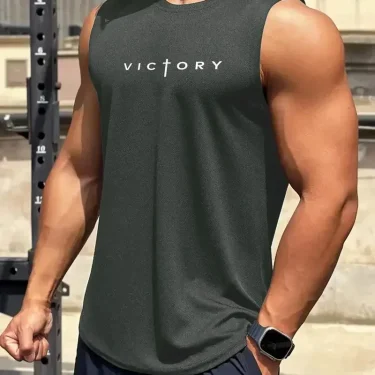 Outdoor Badminton Tennis Sports Men's 3D Vest Street Sleeveless Shirt Summer Casual Running Fitness Vest Fashion Gym T-Shirt Men 3
