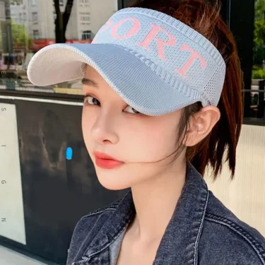 Letter Summer Sports Sun Hats Women Hat Men's Cap Visor UV Protection Empty Caps Outdoor Tennis Golf Running Sunscreen 3