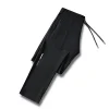 Black straight tube