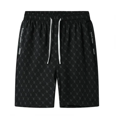Summer New Men's Letter Printed Five Point Casual Shorts Outdoor Sports Fitness Thin Breathable Ice Silk Quick Drying Pants 2