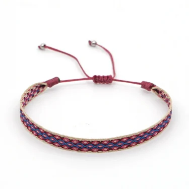Trendy Gift Handmade Braided Rope 925 Tibetan Silver C-Bracelet 3set Femme Men Beach Surfer Minimalist Temperament Jewelry Gifts 4