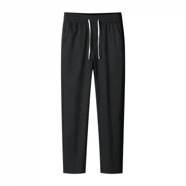 Men's Summer Pants Casual Sweatpants Ice Silk Quick Dry Light Weight Travel Mens Elastic Waist Jogger Casual Trousers 3
