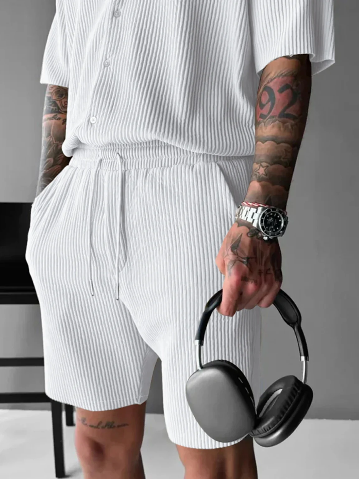 Men's Summer Casual Daily Shorts Homme Loose Basketball Shorts Sport Outdoor Fitness Running Sweatpants Male Clothes Streetwear 5