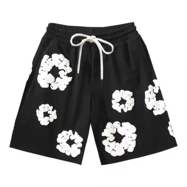 2025 Summer Beach Pants Casual Harajuku Y2 American 3D Printed Flower Shorts Vacation Outdoors Kids Men Shorts Male Shorts 1