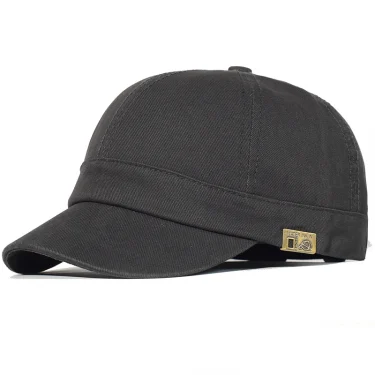 Short Brim Baseball Cap Cotton Men Women Soft Vintage Dad Hat Adjustable Trucker Style Low Profile Caps 4