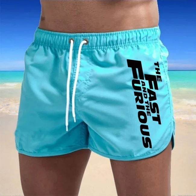 Jogging Casual Daily Summer Men's Beach Shorts 2025 Beach Trunks Swim Gym Pants Quick Drying Swimming Surf Ventilate Drawstring 3