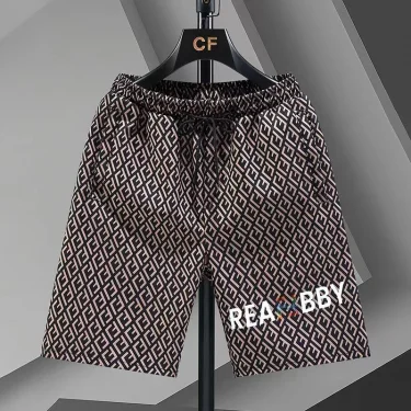 2024 Summer New Men's 3D Custom Quick-drying Trend Stacked Swimming Beach Pants Fashion Trend Essential Shorts Fashion Y2k 4