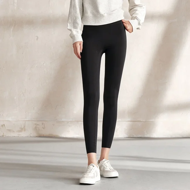 Semir Casual Pants Women Slimming Brushed Small Leg Pants New Autumn 2024 Show Long Legs Small People Nine-Point Shark Pants 4