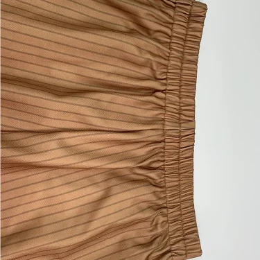 Gymystars Brown Striped Trousers Women's Wide Leg Pants New Fashion Pleated Loose Suit Pants Famale Clothing Office Commute 6