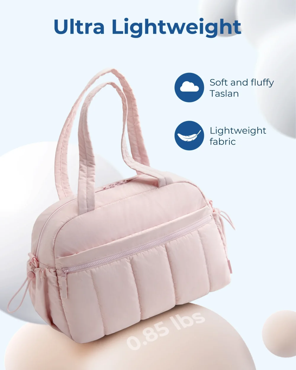 BAGSMART Travel Duffel Bag Gym Bag for Women with Wet Pocket Carry on Weekender Shoulder Boston bag Waterproof Beach bags 6