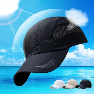 2024 Summer Brand For Men Sports Running Sweat Baseball Cap Male Canada Golf Quick Dry Women Kpop Solid Snapback Bone Mesh Hat 1