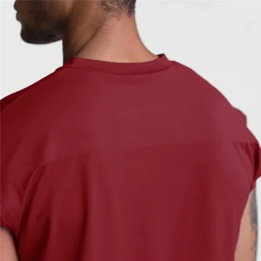 Men's Fitness Running Breathable Exercise Tank Top Sports Casual Sleeveless T-shirts Gym Clothing 2