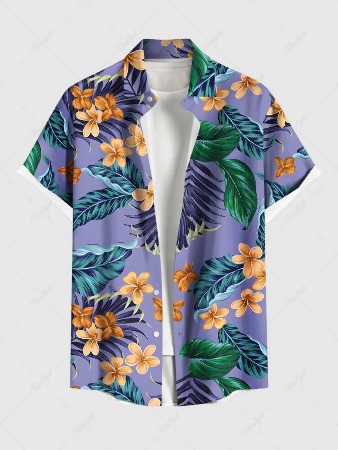 Summer Holiday Men's Hawaiian Shirts 3D Printed Short Sleeved Button Down Lapel Shirts Oversized Tops Casual Shirts For Men 3