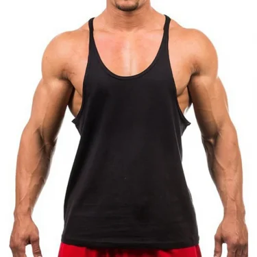 New Fashion Cotton Sleeveless Shirts Tank Top Men Fitness Shirt Mens Singlet Bodybuilding Workout Gym Vest Fitness Men 3