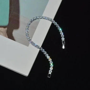 17/19CM Tennis Bracelet Cubic Zirconia Iced Out Crystal Chain Bracelet for Women Luxury Men Bracelet Chain Homme Jewelry Gifts 5