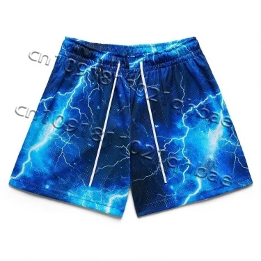 Mesh Basketball Shorts Men's Sports Shorts Quick Drying Loose Sports Shorts Adult/children's Casual Fashion Running Beach Shorts 5
