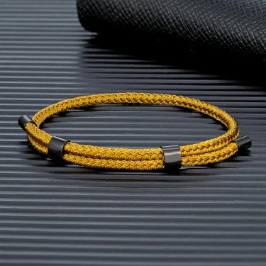 MKENDN 3MM Waterproof Surfering Rope Bracelets Men Adjustable Nautical Rope Bracelet Women Black Stainless Steel Sport Buckle 3