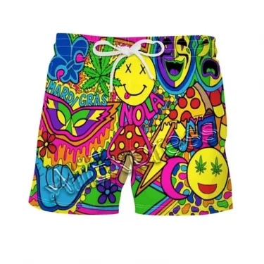 Men's Swimwear Shorts Anime 3d Surfing Board Short Casual Beach Shorts Men Trunks Masculina Swimsuit Sports Pants Briefs boy 4