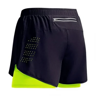 2024New Men's Fitness Training Shorts Summer 2 In 1 Quick Dry Gym Beach Running Double-deck Shorts Outdoor Sportswear Men shorts 2