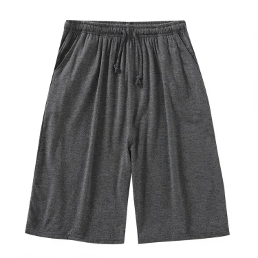 Modal Men's Shorts Summer Thin Five-point Home Shorts Loose Casual Large Size Home Pajamas Beach Pants 6
