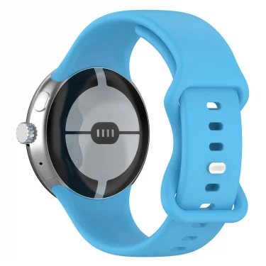 Official Silicone Strap For Google Pixel Watch 3 45mm 41mm Sports Bracelet Wristband For Google Pixel Watch 2/1 Men/Women Correa 3