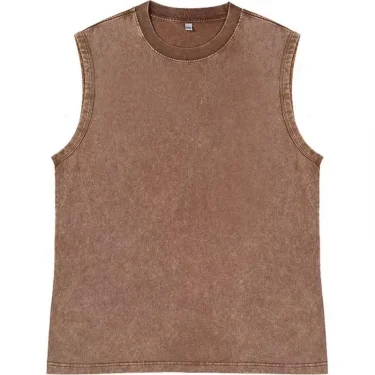 2025 Darc Sports Fitness Men Washed Vest Breathable Vintage Running Sleeveless Shirts Top Trend Mens Training Crewneck Tank Tops 4