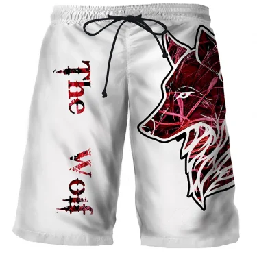 Cool Tiger Lion Wolf Summer Swimwear Shorts Comfortable Surf Board Shorts Quick Dry Swimsuit Sport Trunks Men's Beach Shorts Boy 4