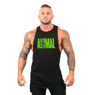 Brand Sleeveless Casual Cotton Gym Tank Tops Men Fashion Bodybuilding Clothing Undershirt Fitness Stringer Muscle Workout Vest 2