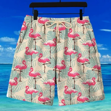 Men's Hawaiian Swim Trunks 3D Yellow And Black Car Print Beach Shorts Quick Dry Outdoor Leisure Sports Shorts Casual Men's Short 1