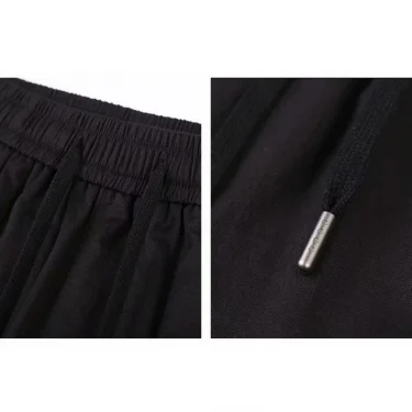 Men Classic Streetwear Casual Pants Male Loose Ankle Length Straight Leg Pants Slim Fit Cargo Pants Multi Pockets Trousers 6
