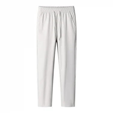 Men's Summer Pants Casual Sweatpants Ice Silk Quick Dry Light Weight Travel Mens Elastic Waist Jogger Casual Trousers 4