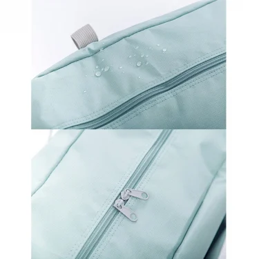 Solid Color Waterproof Folding Travel Bag Lightweight Large Capacity Luggage Bag 4