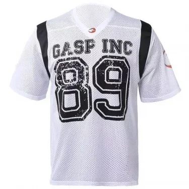 GASP Muscle Fitness Short Sleeved Men Basketball Shirt American Loose Half Sleeved Quick Drying Breathable Sports T-shirt Summer 2