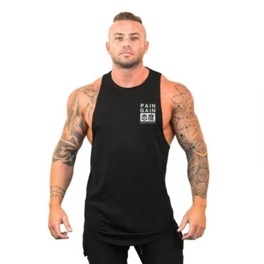 Brand Casual Gym Tank Tops Men Cotton Sleeveless Fashion Bodybuilding Clothing Undershirt Fitness Stringer Muscle Workout Vest 3