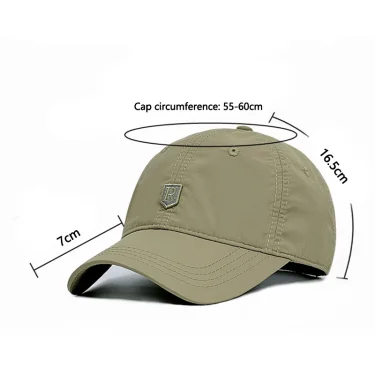 Outdoor Quick-drying Golf Fishing Hat For Women Men Summer Sun Hat Baseball Cap Casual Breathable Adjustable Sun Protection Hats 3