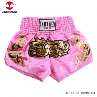 Muay Thai Shorts New Boxing Shorts Women Men Child Embroidery Kickboxing Training Pants Sanda Martial Arts Fight Equipment 3