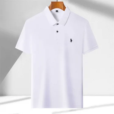 100% cotton high-end short sleeve POLO shirt men's summer fashion designer horse logo brand embroidered Luxury casual T-shirt 6