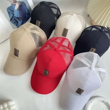 Breathable Mesh Quick Drying Baseball Cap Sunscreen Sun Hat Women Men Sun Protection Visor Net Cap Summer Outdoor Sports Run Cap 2