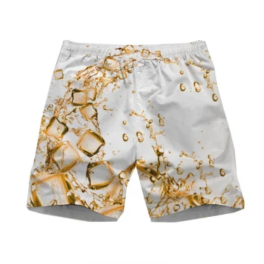 Beer Graphic Board Shorts Pants Men 3D Gulf Casual Printed Beach Shorts Summer Cool Surf Swim Trunks Hawaii Swimsuit Ice Shorts 6