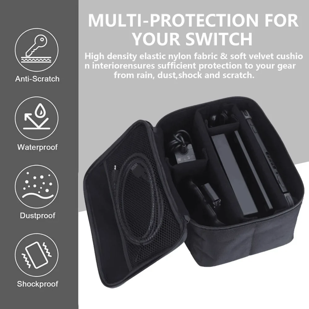 Large Storage Bag for Nintendo Switch 2 2025 Travel Carrying Protective Case for Switch2 Anti-Scratch Game NS2 Accessories 3