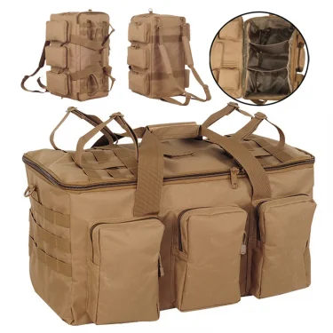 55L Luggage Duffel Bag Camping Backpack Tactical Large Bags Men's Hiking Travel Mountaineering Trip Utility Gym Weekend Duffle 1