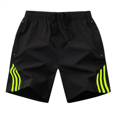Three bar shorts, casual men's five piece pants, oversized casual pants, beach pants 1
