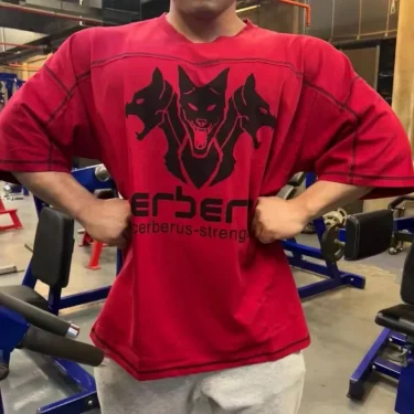 Cerberus T-shirts Graphic Short Sleeve Bodybuilding Basketball 3D Print T Shirt Workout Gym Men's Clothing Running Sports Tops 2