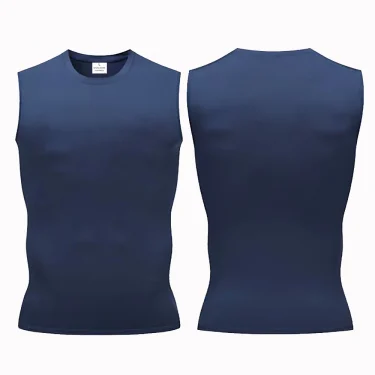 Mans Compression Tank Top Men Gym Shirt Sleeveless Quick Dry Sportswear Male Fitness Bodybuilding Vest Workout Muscle Top 4