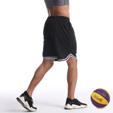 1pcs Men Summer Sports Training Shorts Casual Loose Breathable Fitness Running Speed Drying American Five Point Shorts 4