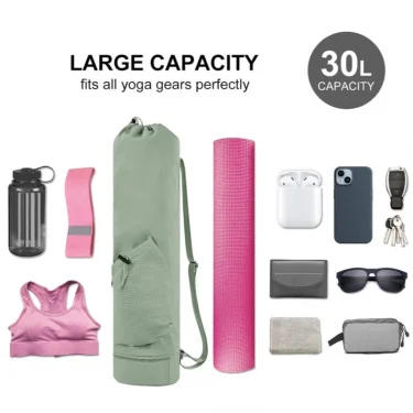 Yoga Mat Backpack Multi-functional Travel Bag Sports Women Men Fitness Gym Bag Yoga Mat Storage Bags for Dance 5