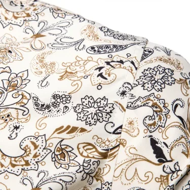 Summer Floral Short Sleeved Casual Slim Fit Shirt Men's Lapel Non Ironing Printed Top Thin Cardigan 3