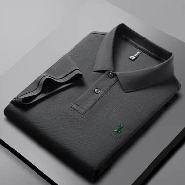100% cotton high-end short sleeve POLO shirt men's summer fashion designer horse logo brand embroidered Luxury casual T-shirt 2